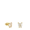 Pendientes de oro y cuarzo cristal de roca Color Pills^TOUS Hot