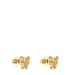 Pendientes de oro y cuarzo cristal de roca Color Pills^TOUS Hot