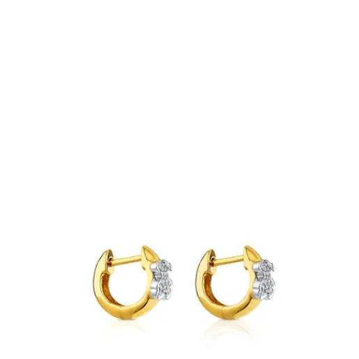 Pendientes de oro y diamantes Gen^TOUS Outlet