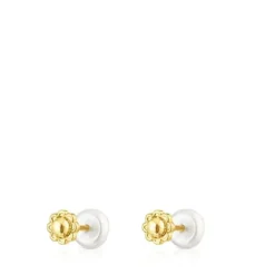 Pendientes de y perla motivo oso Baby^TOUS Clearance