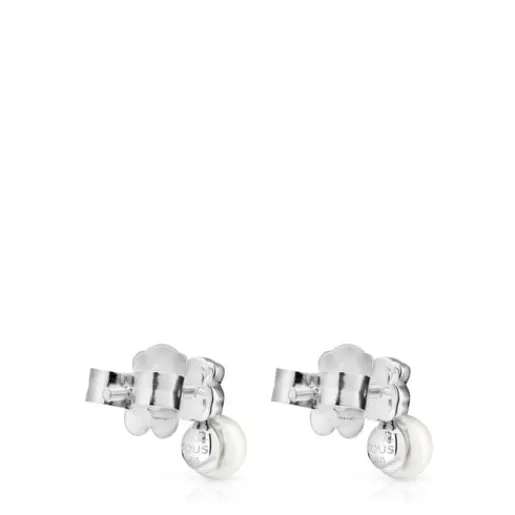 Pendientes de con amazonita y perla Mini Color^TOUS Best