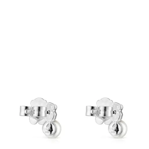 Pendientes de con cuarcita y perla Mini Color^TOUS Outlet