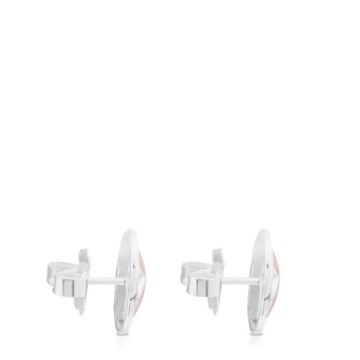 Pendientes de con cuarzo rosa Camille^TOUS Clearance