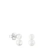 Pendientes de plata con dos perlas Icon Pearl^TOUS Hot