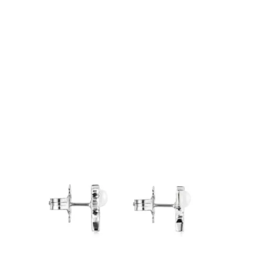 Pendientes de plata con perla Nocturne^TOUS Outlet