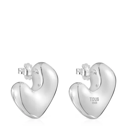 Pendientes de plata corazón Tabit^TOUS Outlet