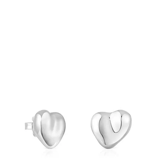 Pendientes de plata motivo corazón Tabit^TOUS Clearance