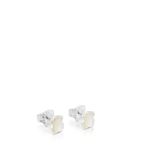 Pendientes de y nácar 0,7cm. Color^TOUS Hot