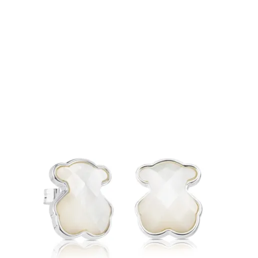 Pendientes de plata y nácar Nacars^TOUS Online