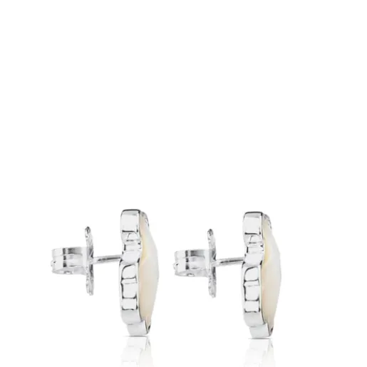 Pendientes de plata y nácar Nacars^TOUS Online