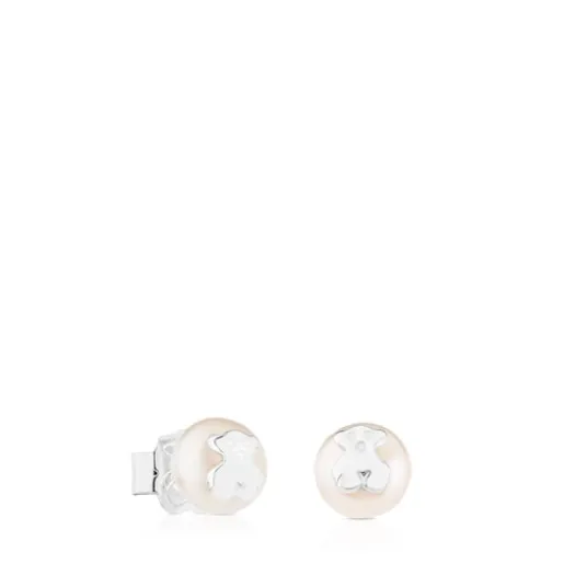 Pendientes de plata y perlas cultivadas Icon Pearl^TOUS New
