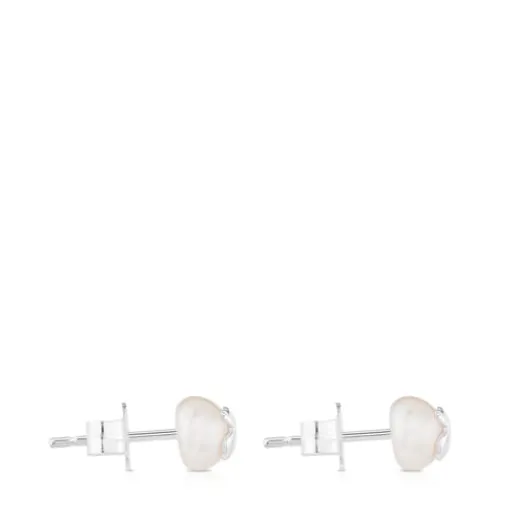 Pendientes de plata y perlas cultivadas Icon Pearl^TOUS New