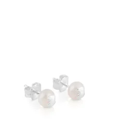 Pendientes de plata y perlas cultivadas Icon Pearl^TOUS New