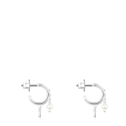 Pendientes de plata y perlas Cool Joy^TOUS Sale