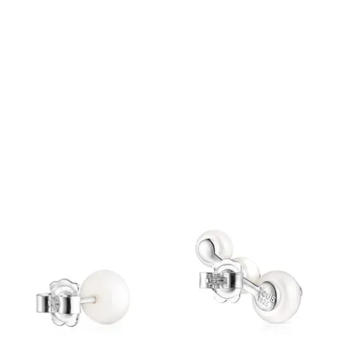 Pendientes de plata y perlas Icon Pearl^TOUS Sale