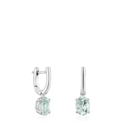 Pendientes de y prasiolita Basic Colors^TOUS