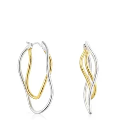 Pendientes elipses bicolor Hav^TOUS Hot