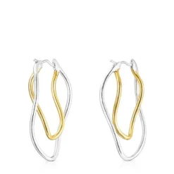 Pendientes elipses bicolor Hav^TOUS Hot