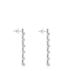 Pendientes largos de plata motivos oso Bold Bear^TOUS Hot