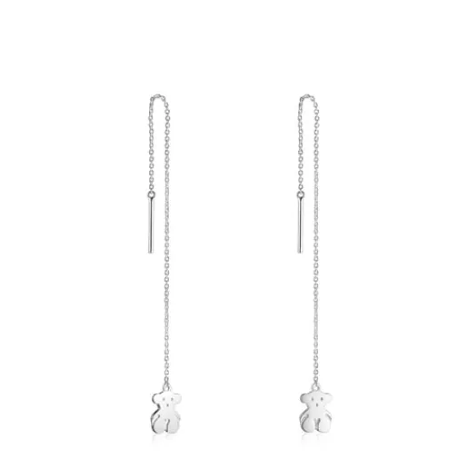 Pendientes largos de plata Nocturne^TOUS Online