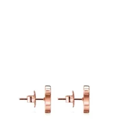 Pendientes oso con baño de oro rosa 18 kt sobre plata Sweet Dolls^TOUS Clearance
