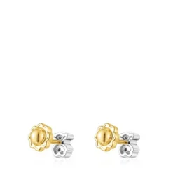 Pendientes oso de oro blanco y diamantes Puppies^TOUS Online