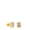 Pendientes oso de oro y nácar XXS^TOUS Outlet