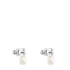 Pendientes oso de y perla cultivada de agua dulce 11 mm Sweet Dolls^TOUS Best