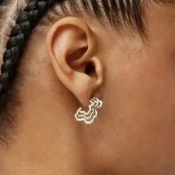 Pendientes pequeños triple oso bicolor Bickie^TOUS Sale