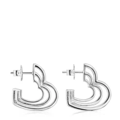 Pendientes pequeños triple corazón de Bickie^TOUS Online