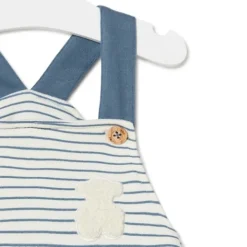 Peto de bebé de tirantes Classic azul^TOUS