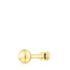 Piercing de acero IP dorado luna y iolita New Motif^TOUS