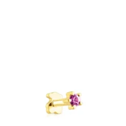 Piercing de oreja de oro con rodolita Cool Joy^TOUS New
