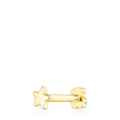 Piercing de oreja de oro motivo estrella Piercing^TOUS Sale