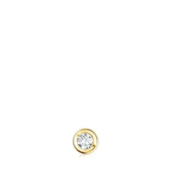 Piercing de oreja Basics de oro y diamante^TOUS Online