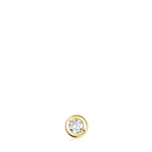 Piercing de oreja Basics de oro y diamante^TOUS Online