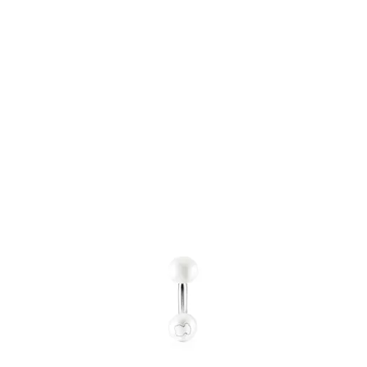 Piercing de oreja Pearl de acero y perlas^TOUS Outlet