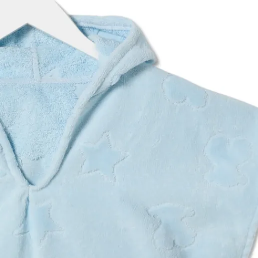 Poncho de rizo Rus MS Azul celeste^TOUS Hot