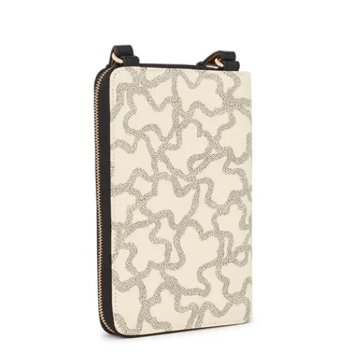 Portamóvil colgante con billetera beige Kaos Icon^TOUS