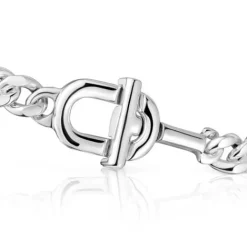 Pulsera barbada de plata MANIFESTO^TOUS Discount
