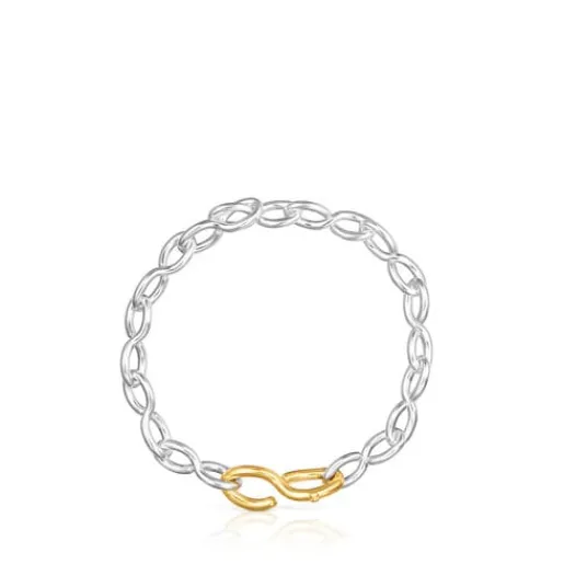 Pulsera bicolor Bent^TOUS Online