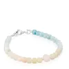 Pulsera bolas cuarzo rosa y berilos multicolor Basic Colors^TOUS Sale