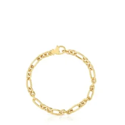 Pulsera cadena anillas con baño de oro 18 kt sobre plata Sweet Dolls^TOUS