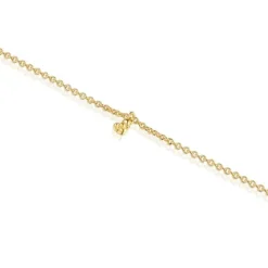 Pulsera cadena con baño de oro 18 kt sobre plata y anillas redondas Bold Bear^TOUS Outlet