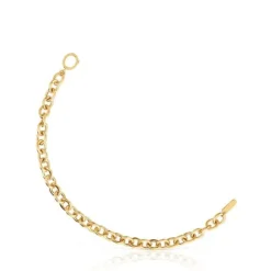 Pulsera cadena con baño de oro 18 kt sobre plata Basicos^TOUS Hot