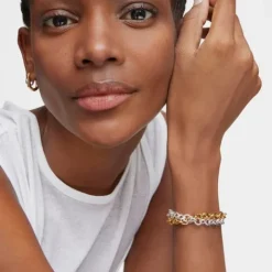 Pulsera cadena con baño de oro 18 kt sobre plata Basicos^TOUS Hot