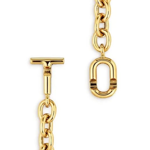 Pulsera cadena con baño de oro 18 kt sobre plata MANIFESTO^TOUS Online
