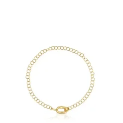 Pulsera cadena de oro Hold Oval^TOUS Outlet