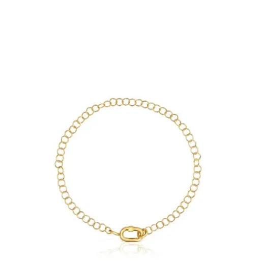 Pulsera cadena de oro Hold Oval^TOUS Outlet