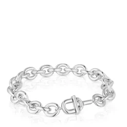 Pulsera cadena de plata 19 cm MANIFESTO^TOUS Clearance
